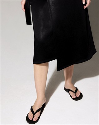 Slim Wide Strap Flip Flops